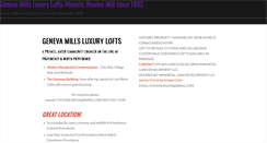 Desktop Screenshot of genevamills.com